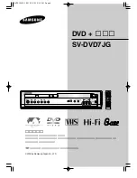 Предварительный просмотр 2 страницы Samsung SV-DVD7JG (Japanese) User Manual