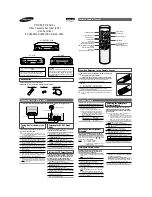 Preview for 1 page of Samsung SV-H10K Owner'S Manual