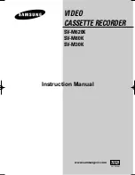 Samsung SV-M30K Instruction Manual preview