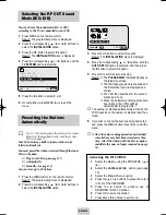 Preview for 14 page of Samsung SV-M30K Instruction Manual