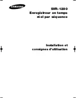 Preview for 47 page of Samsung SVR-1280 Series User Manual