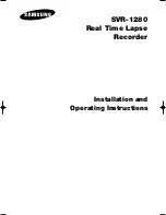 Preview for 93 page of Samsung SVR-1280 Series User Manual