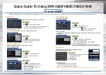 Preview for 2 page of Samsung SVR-1680C Quick Manual