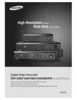 Samsung SVR-3200 Install Manual preview