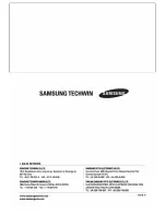 Предварительный просмотр 54 страницы Samsung SVR-3200 Install Manual