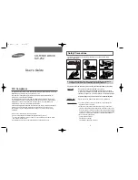 Предварительный просмотр 1 страницы Samsung SW-252 User Manual