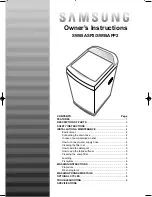 Preview for 10 page of Samsung SW55APP2 Owner'S Instructions Manual