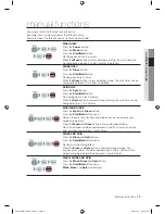 Preview for 15 page of Samsung SW55USP User Manual