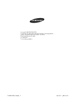 Preview for 12 page of Samsung SW57APP User Manual