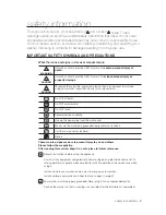 Preview for 3 page of Samsung SW65V9W User Manual