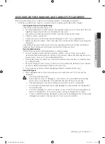 Preview for 7 page of Samsung SW70G9 User Manual