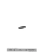 Preview for 24 page of Samsung SW70SP User Manual