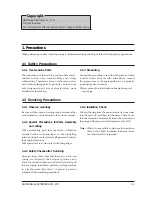 Preview for 2 page of Samsung SW70X1 Service Manual