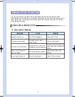 Preview for 8 page of Samsung SW7260 Operating Instructions Manual