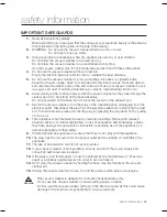 Предварительный просмотр 3 страницы Samsung SW7500 Series User Manual