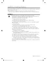 Предварительный просмотр 3 страницы Samsung SW75USP User Manual