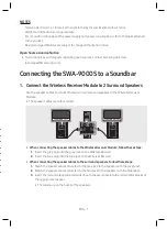 Предварительный просмотр 7 страницы Samsung SWA9000SXY User Manual