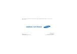 Предварительный просмотр 1 страницы Samsung SWDS3030Q User Manual