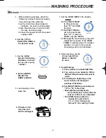 Preview for 5 page of Samsung SWT13H2 Owner'S Instructions Manual