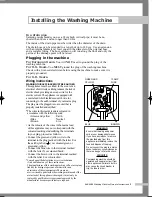 Preview for 7 page of Samsung SWV-600F Owner'S Instructions Manual