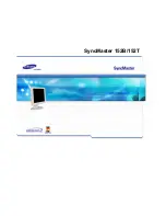 Samsung SyncMaster 152 B User Manual предпросмотр