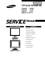 Samsung SyncMaster 171N Service Manual preview