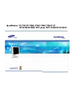 Preview for 1 page of Samsung SyncMaster 174T Owner'S Manual