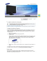 Предварительный просмотр 48 страницы Samsung SyncMaster 2280HD (Spanish) Manual Del Usuario