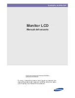 Samsung SyncMaster 2333T (Spanish) Manual Del Usuario предпросмотр