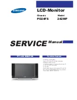 Samsung SyncMaster 242MP Service Manual предпросмотр