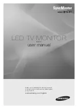 Samsung SyncMaster 3 Series User Manual preview