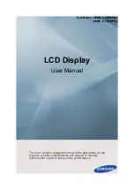 Samsung SYNCMASTER 320MPN-3 User Manual preview