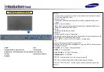 Preview for 6 page of Samsung SyncMaster 320P Training Manual