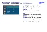 Preview for 22 page of Samsung SyncMaster 320P Training Manual