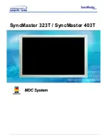 Samsung SyncMaster 323T User Manual preview