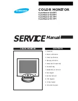 Samsung SyncMaster 330TFT Service Manual preview