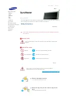 Preview for 2 page of Samsung SyncMaster 400TXn User Manual