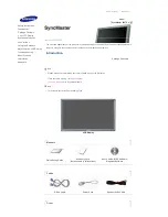 Preview for 11 page of Samsung SyncMaster 400TXn User Manual