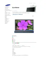 Preview for 97 page of Samsung SyncMaster 400TXn User Manual