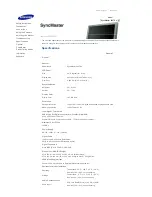 Preview for 121 page of Samsung SyncMaster 400TXn User Manual