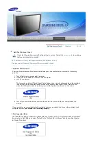 Preview for 95 page of Samsung SyncMaster 403Tn Owner'S Manual