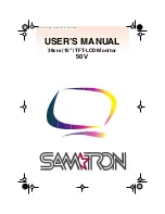 Preview for 1 page of Samsung SyncMaster 50V User Manual