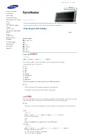 Предварительный просмотр 133 страницы Samsung SyncMaster 570DXn User Manual