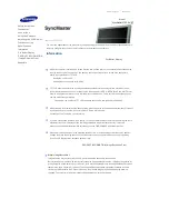 Предварительный просмотр 157 страницы Samsung SyncMaster 570DXn User Manual