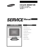 Samsung SyncMaster 570P TFT Service Manual preview