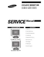 Preview for 1 page of Samsung SyncMaster 570S Service Manual