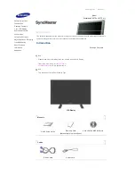 Предварительный просмотр 12 страницы Samsung SyncMaster 700TSn User Manual