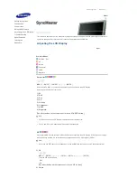 Предварительный просмотр 70 страницы Samsung SyncMaster 700TSn User Manual