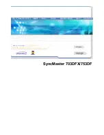 Samsung SyncMaster 703DFX (Korean) User Manual предпросмотр