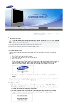 Предварительный просмотр 33 страницы Samsung SyncMaster 710MP User Manual